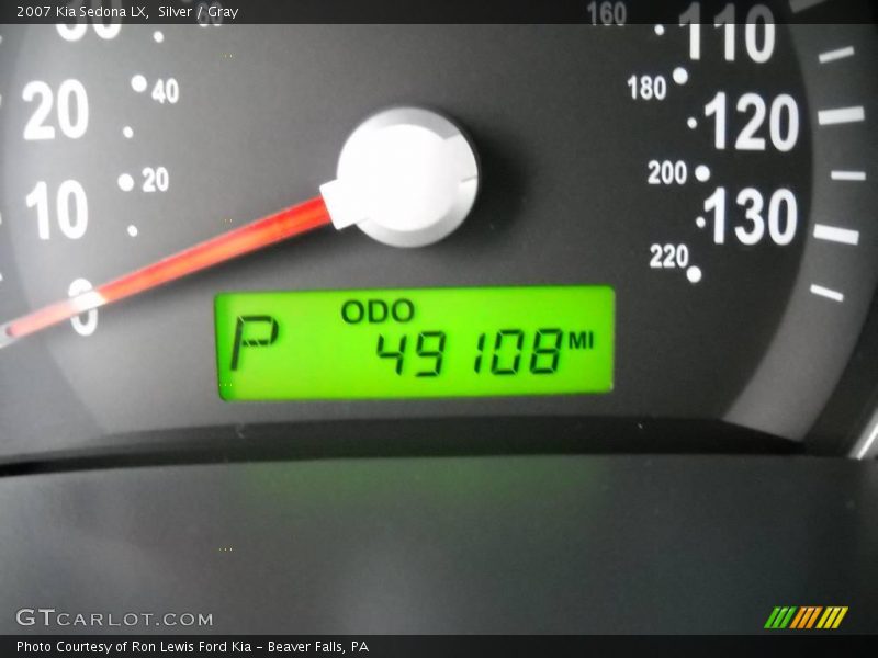 Silver / Gray 2007 Kia Sedona LX