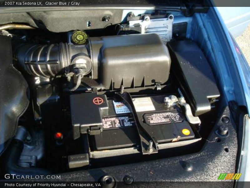Glacier Blue / Gray 2007 Kia Sedona LX