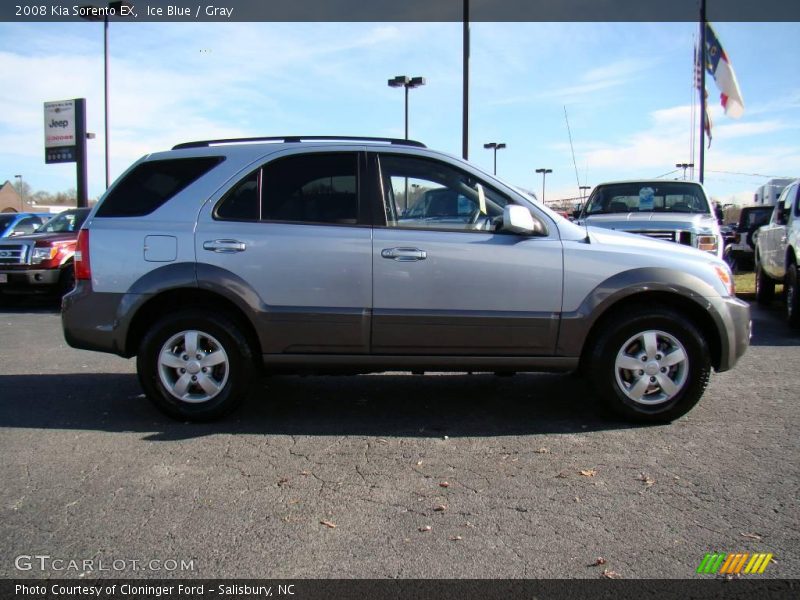 Ice Blue / Gray 2008 Kia Sorento EX