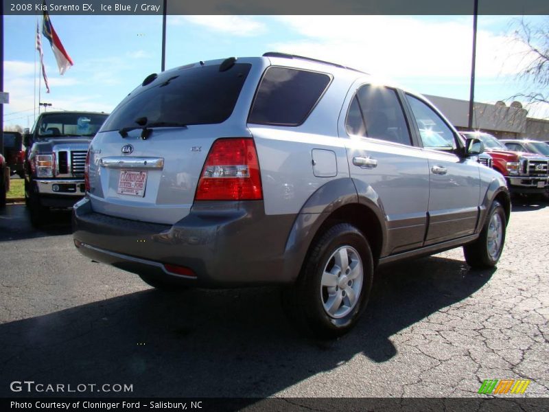 Ice Blue / Gray 2008 Kia Sorento EX