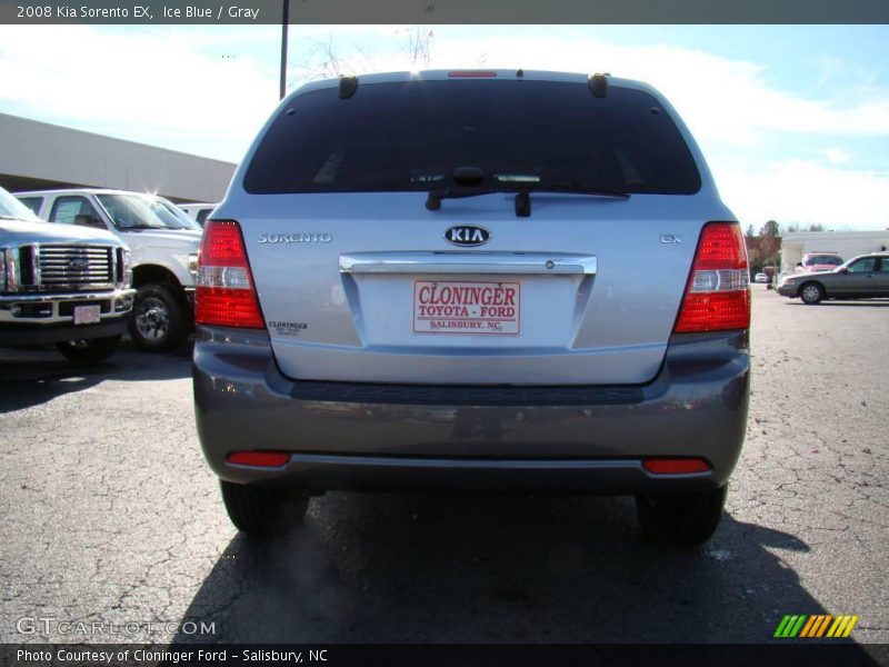 Ice Blue / Gray 2008 Kia Sorento EX