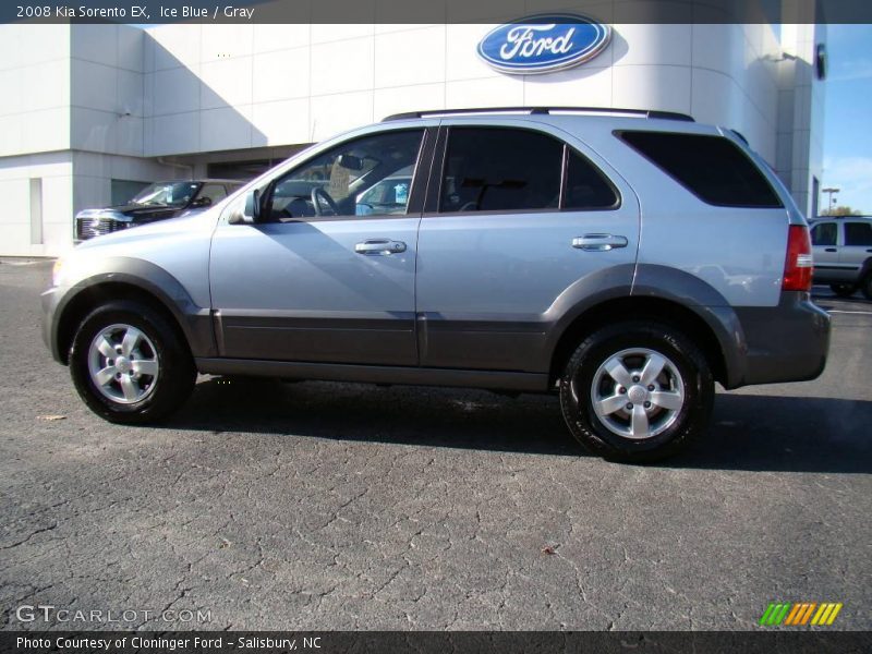 Ice Blue / Gray 2008 Kia Sorento EX