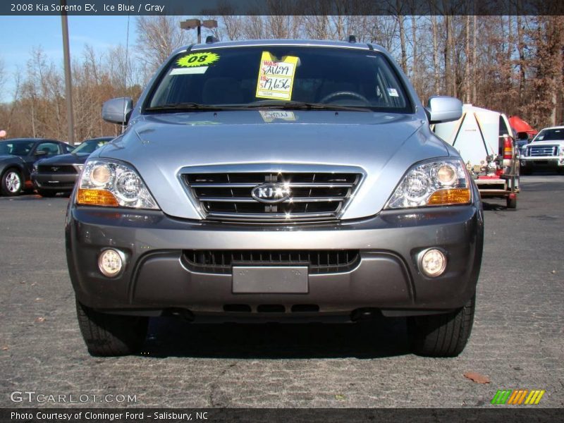 Ice Blue / Gray 2008 Kia Sorento EX