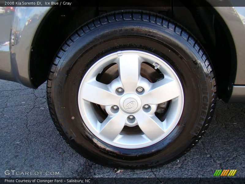 Ice Blue / Gray 2008 Kia Sorento EX