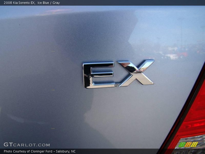 Ice Blue / Gray 2008 Kia Sorento EX