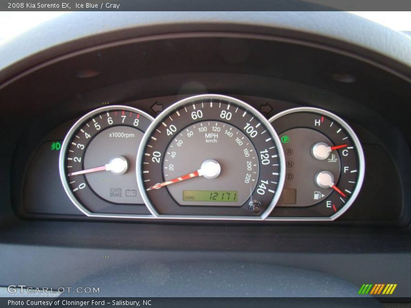 Ice Blue / Gray 2008 Kia Sorento EX