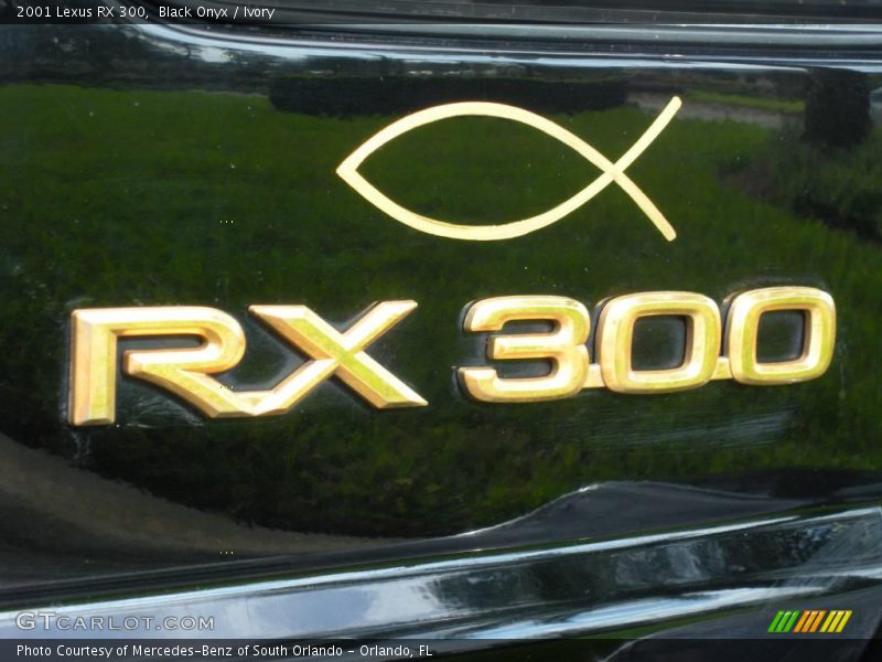 Black Onyx / Ivory 2001 Lexus RX 300