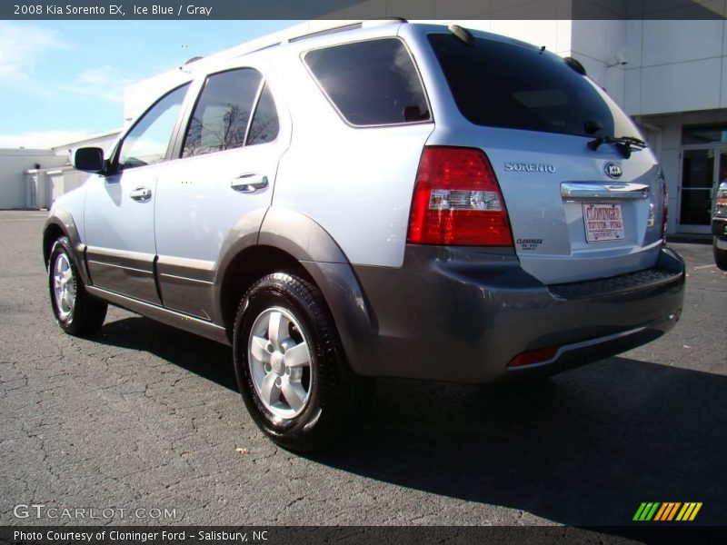 Ice Blue / Gray 2008 Kia Sorento EX