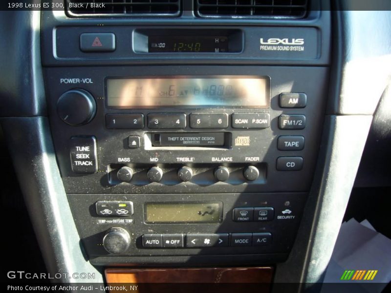 Black / Black 1998 Lexus ES 300