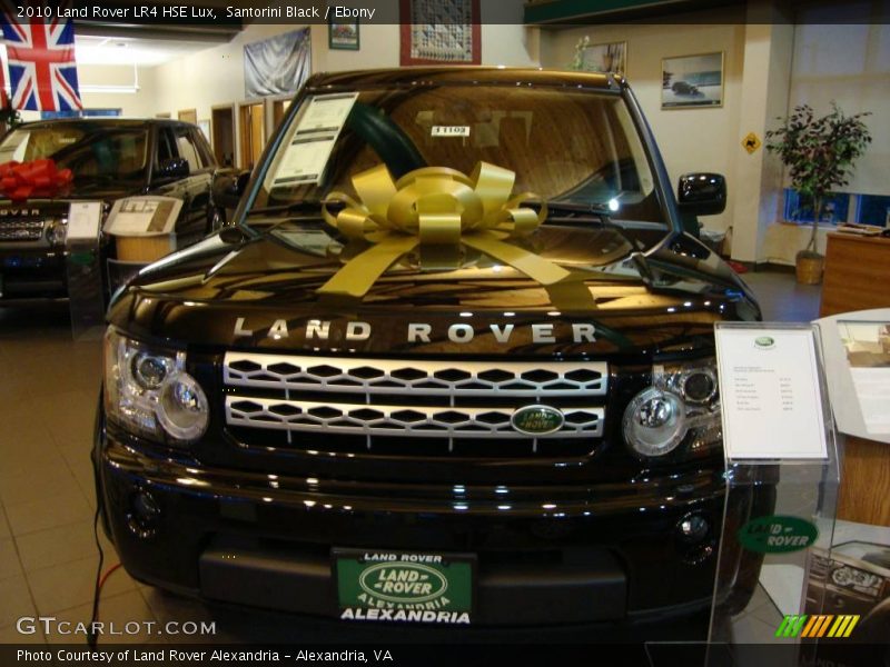 Santorini Black / Ebony 2010 Land Rover LR4 HSE Lux
