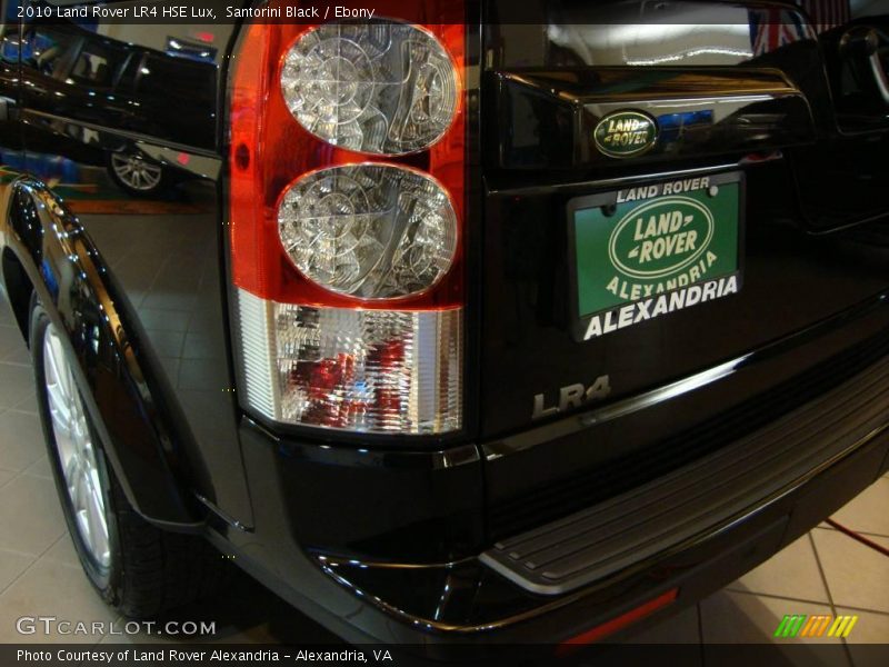 Santorini Black / Ebony 2010 Land Rover LR4 HSE Lux