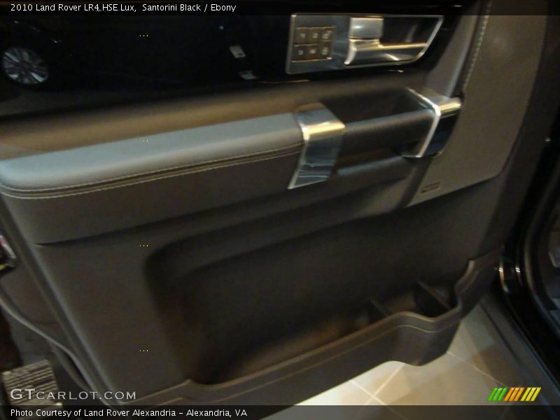 Santorini Black / Ebony 2010 Land Rover LR4 HSE Lux