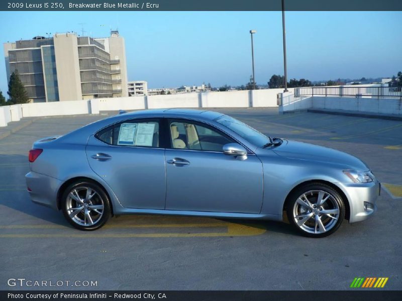 Breakwater Blue Metallic / Ecru 2009 Lexus IS 250
