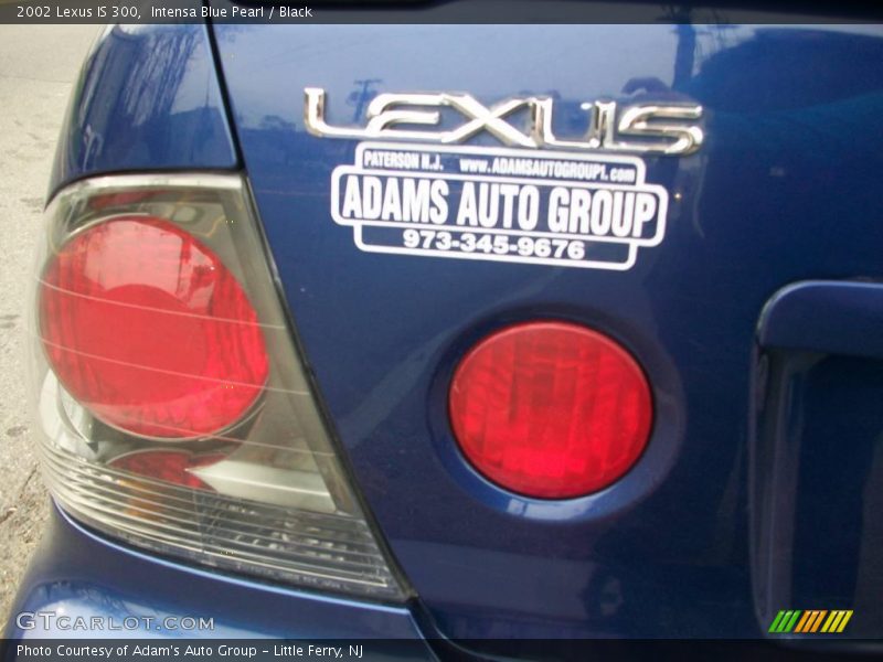 Intensa Blue Pearl / Black 2002 Lexus IS 300
