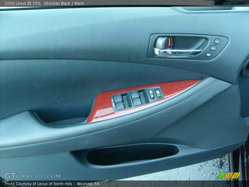 Obsidian Black / Black 2009 Lexus ES 350