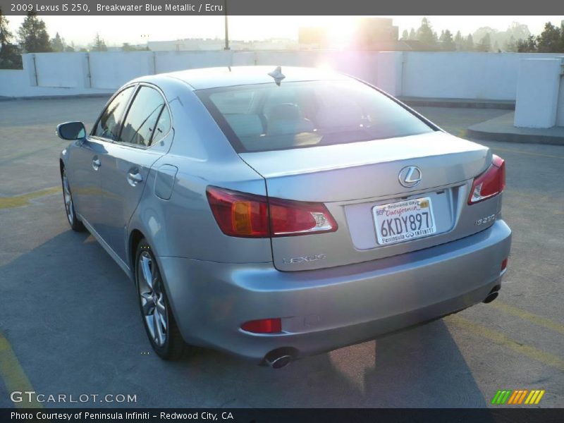 Breakwater Blue Metallic / Ecru 2009 Lexus IS 250