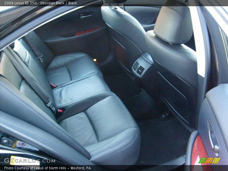 Obsidian Black / Black 2009 Lexus ES 350