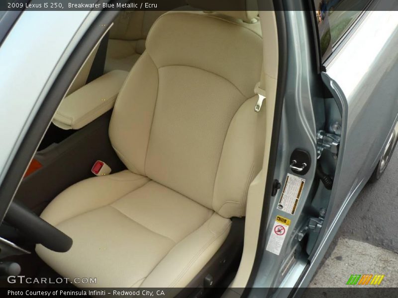 Breakwater Blue Metallic / Ecru 2009 Lexus IS 250