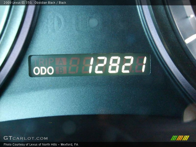 Obsidian Black / Black 2009 Lexus ES 350