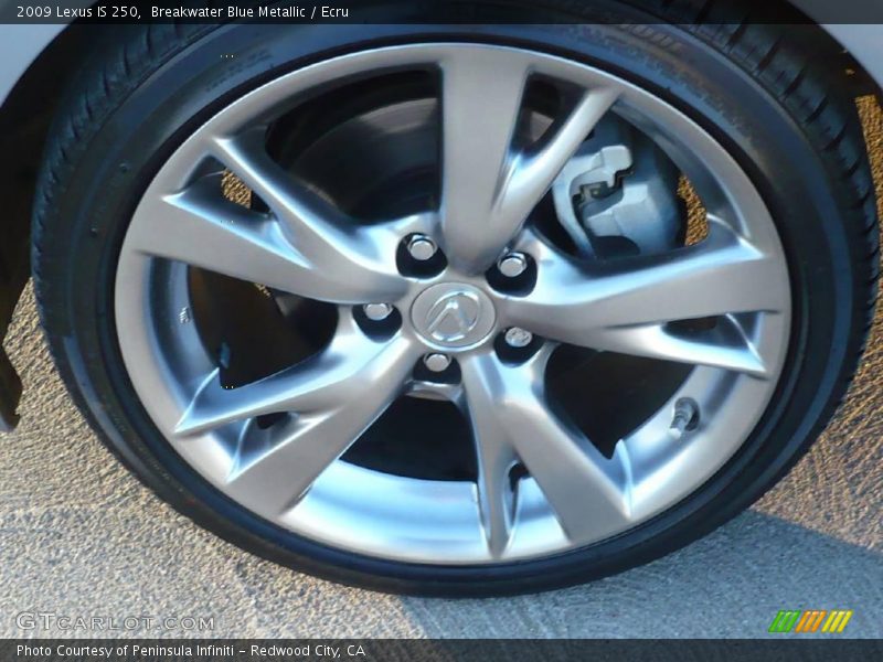 Breakwater Blue Metallic / Ecru 2009 Lexus IS 250