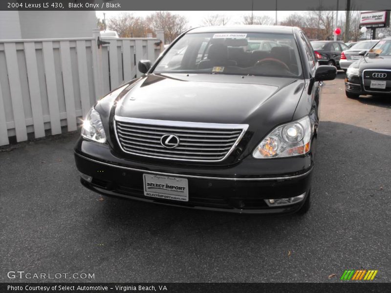 Black Onyx / Black 2004 Lexus LS 430