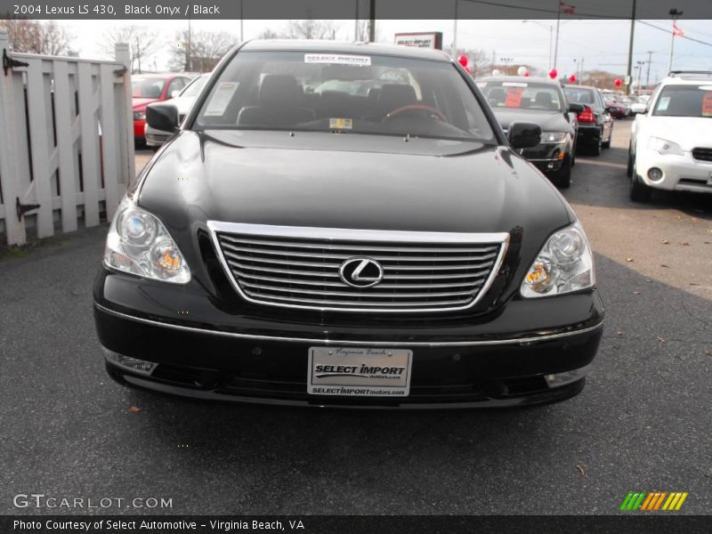 Black Onyx / Black 2004 Lexus LS 430