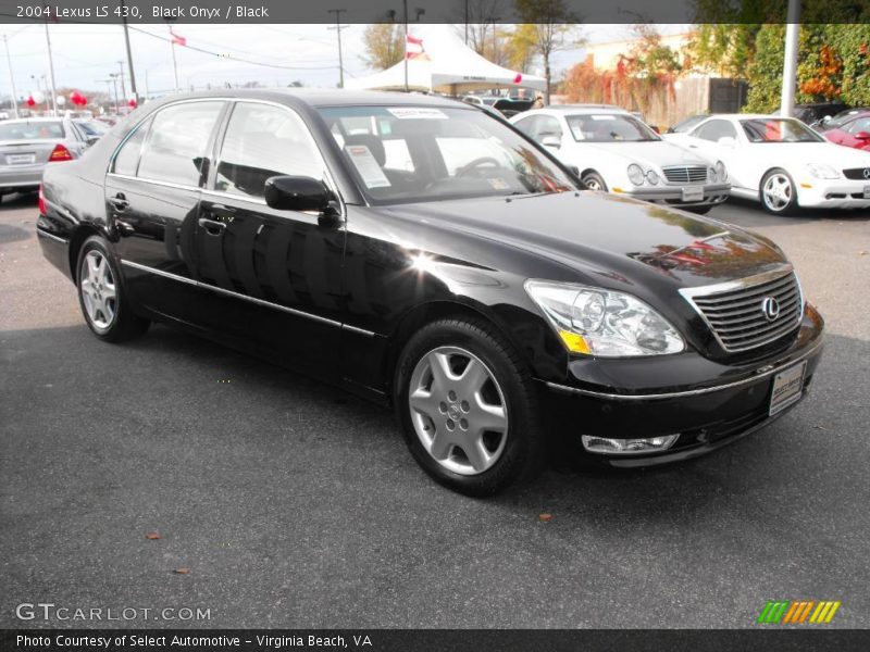 Black Onyx / Black 2004 Lexus LS 430
