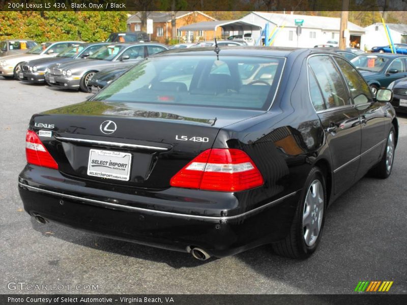 Black Onyx / Black 2004 Lexus LS 430