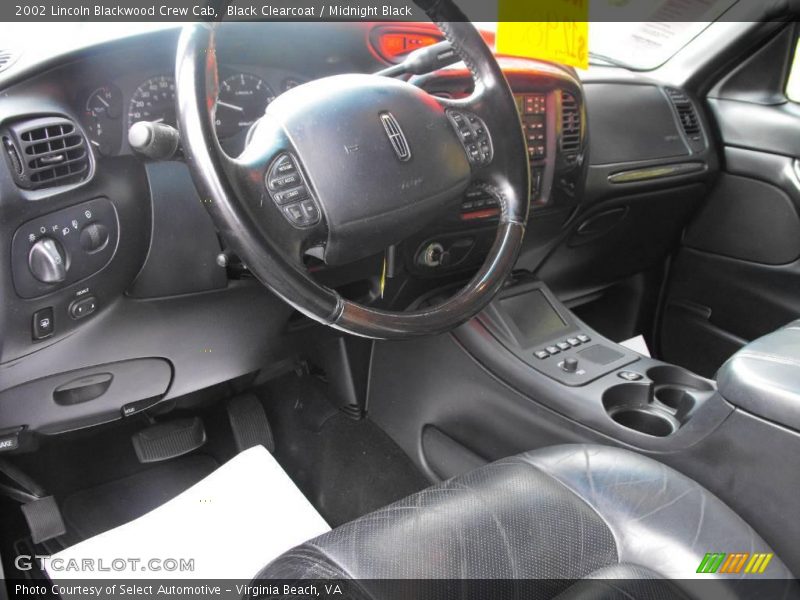 Black Clearcoat / Midnight Black 2002 Lincoln Blackwood Crew Cab