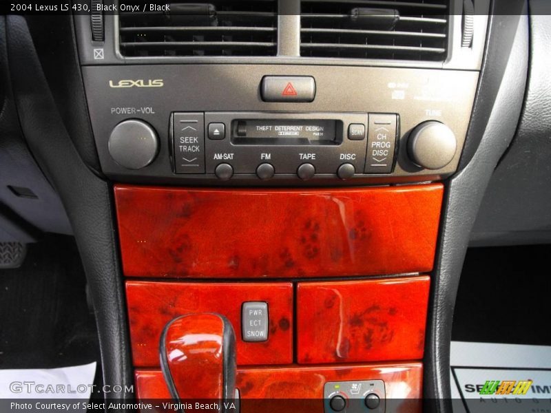 Black Onyx / Black 2004 Lexus LS 430