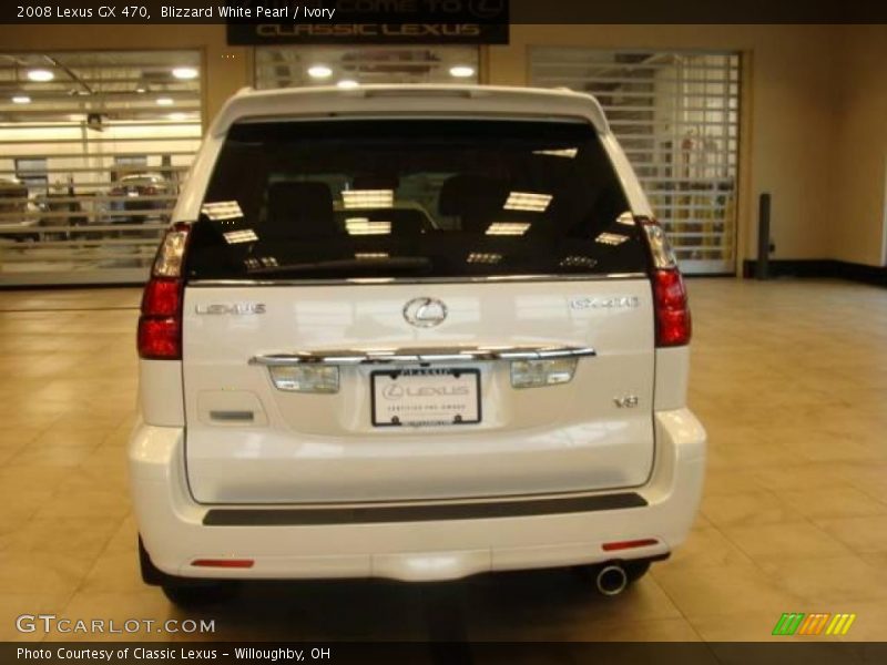 Blizzard White Pearl / Ivory 2008 Lexus GX 470
