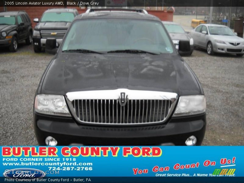 Black / Dove Grey 2005 Lincoln Aviator Luxury AWD