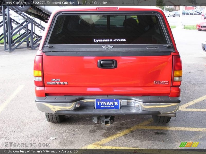 Fire Red / Graphite 1999 GMC Sierra 1500 Z71 Extended Cab 4x4