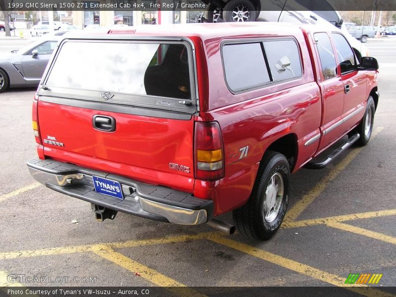 Fire Red / Graphite 1999 GMC Sierra 1500 Z71 Extended Cab 4x4