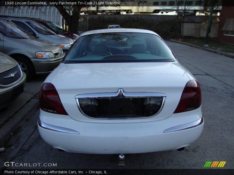 Ivory Parchment Tri-Coat / Light Graphite 1998 Lincoln Continental