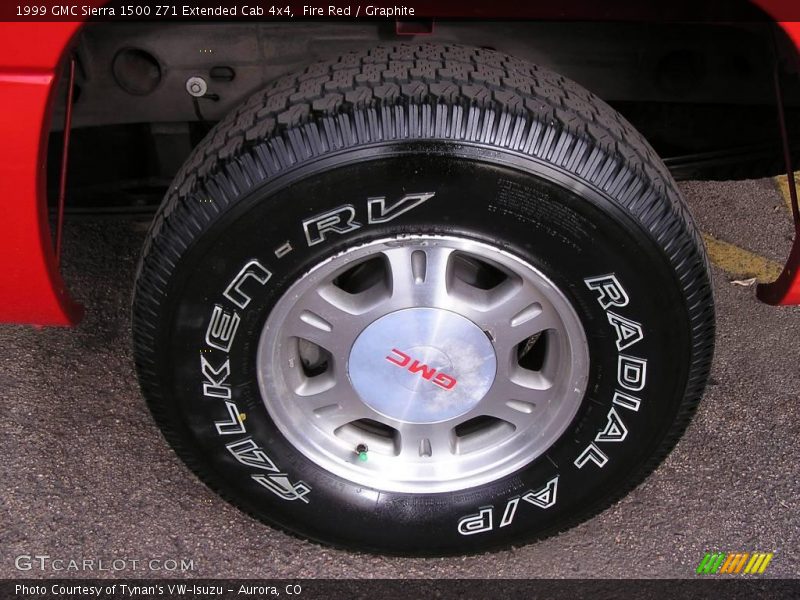 Fire Red / Graphite 1999 GMC Sierra 1500 Z71 Extended Cab 4x4