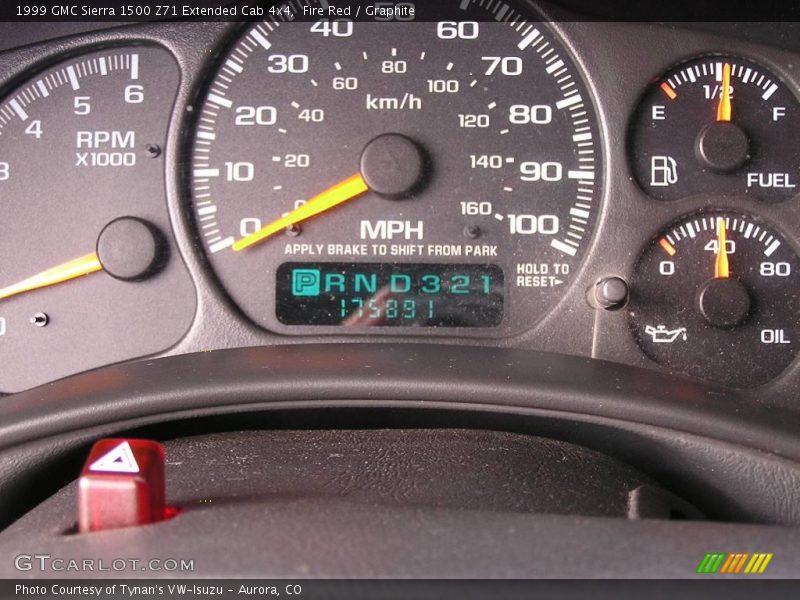 Fire Red / Graphite 1999 GMC Sierra 1500 Z71 Extended Cab 4x4
