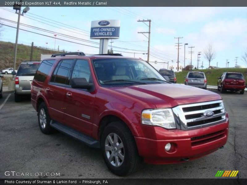 Redfire Metallic / Camel 2008 Ford Expedition XLT 4x4