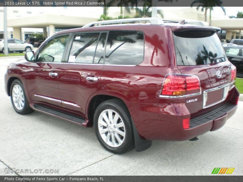 Noble Spinel Red Mica / Cashmere 2010 Lexus LX 570