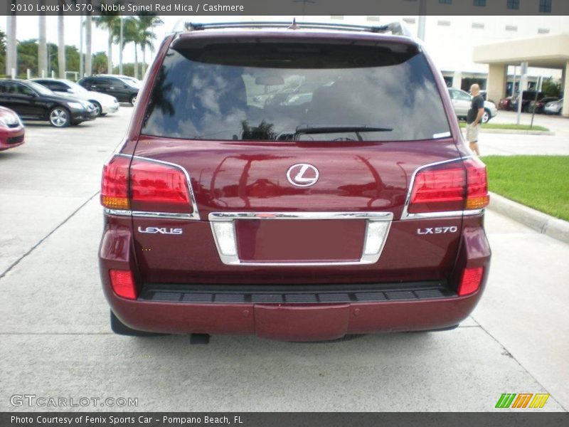 Noble Spinel Red Mica / Cashmere 2010 Lexus LX 570