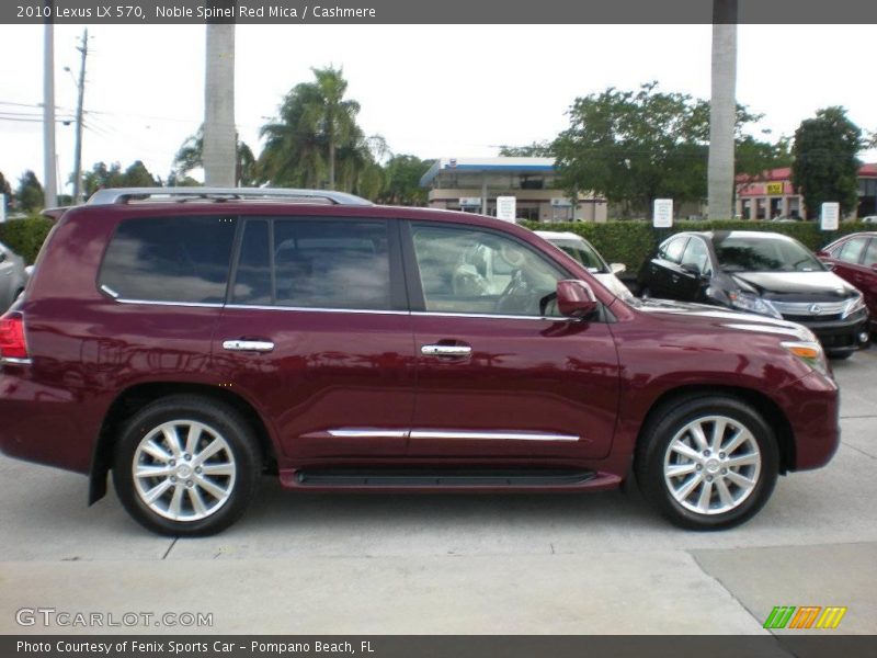 Noble Spinel Red Mica / Cashmere 2010 Lexus LX 570