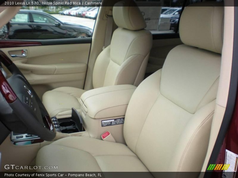 Noble Spinel Red Mica / Cashmere 2010 Lexus LX 570