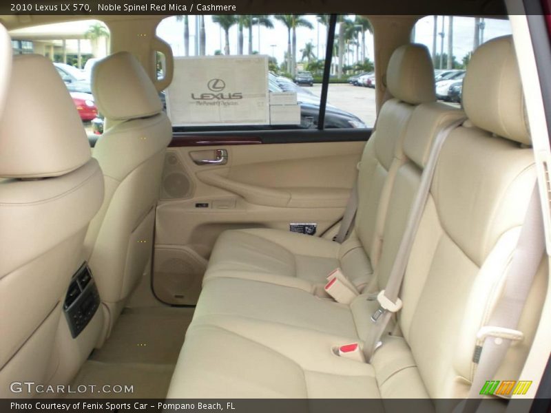 Noble Spinel Red Mica / Cashmere 2010 Lexus LX 570