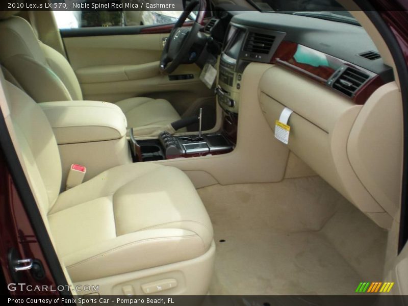 Noble Spinel Red Mica / Cashmere 2010 Lexus LX 570