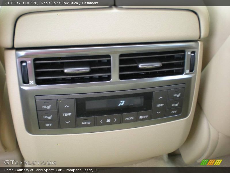 Noble Spinel Red Mica / Cashmere 2010 Lexus LX 570