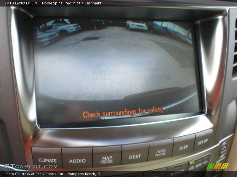 Noble Spinel Red Mica / Cashmere 2010 Lexus LX 570