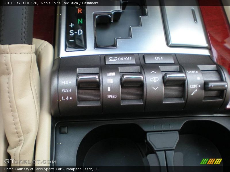 Noble Spinel Red Mica / Cashmere 2010 Lexus LX 570