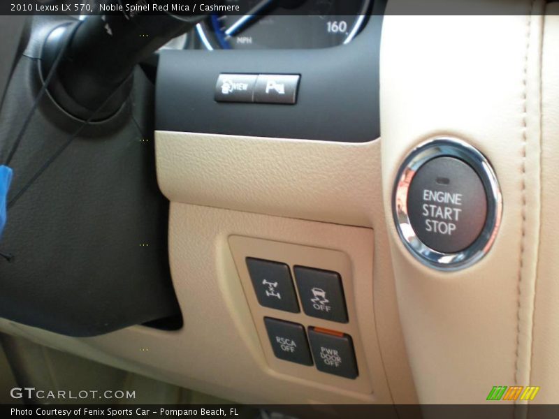 Noble Spinel Red Mica / Cashmere 2010 Lexus LX 570