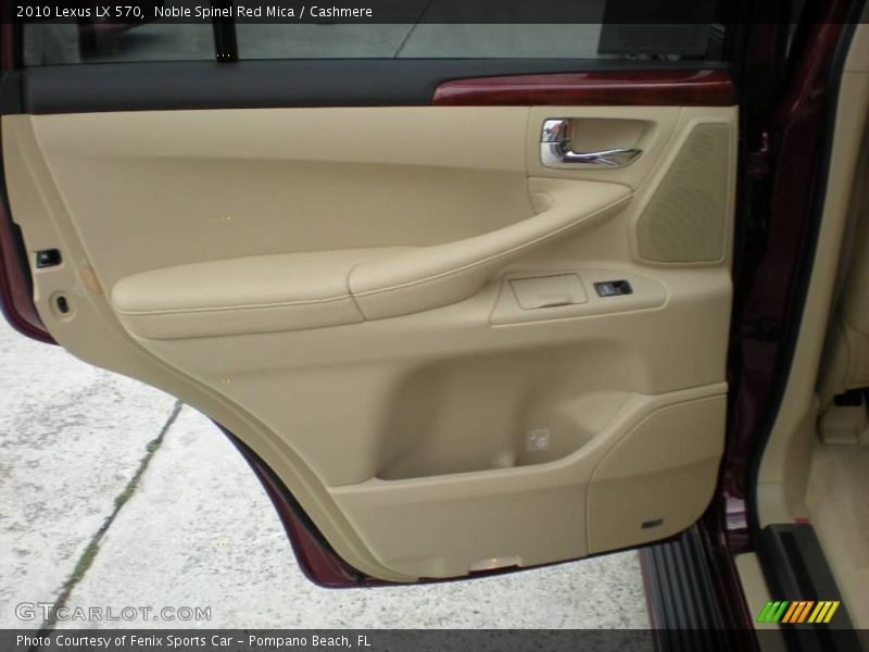 Noble Spinel Red Mica / Cashmere 2010 Lexus LX 570