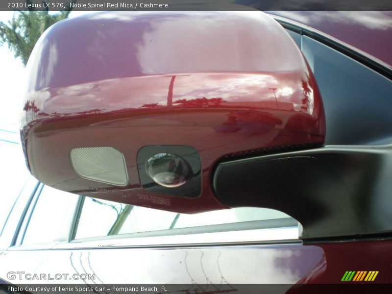 Noble Spinel Red Mica / Cashmere 2010 Lexus LX 570
